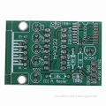 Double-sided PCB, Different Mask, Yellow and Back Mask, White Legend FR-4, 1.0mm Board Thickness